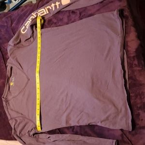 Carhartt womens v-neck purple shirt. Size M (8-10)